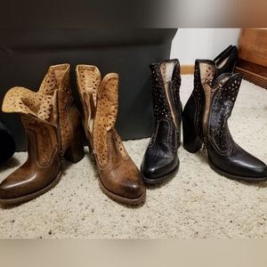 BED|STU leather boots